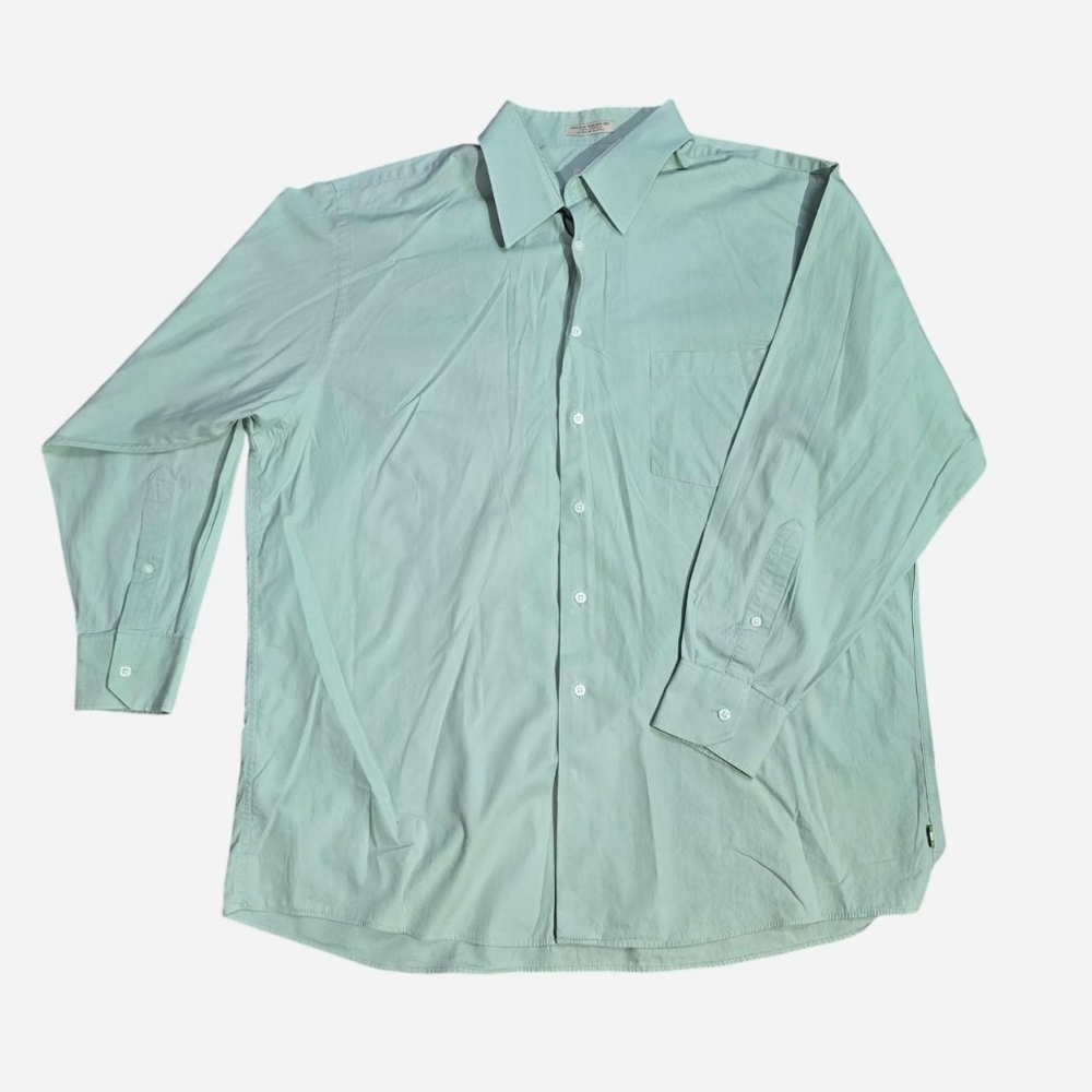 Joseph Abboud Light Green Casual Button Down Shirt